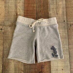 Junk Food Boys Size XS Disney Mickey Mouse Sweatshorts in Gray